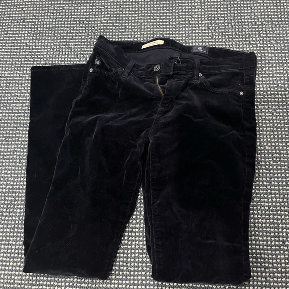 AG ADRIANO GOLDSCHMIED navy corduroy skinny pants - Picture 2 of 4